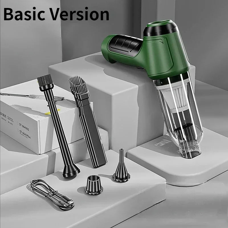 Powerful 95000Pa Cordless Handheld Vacuum Cleaner - Perfect for Car, Home, and Keyboard Cleaning!