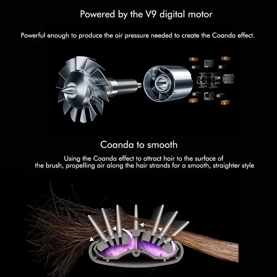 5-in-1 Multi-Function Hair Styling Set: Hairdryer, Straightener, Curling Iron & Hot Air Comb