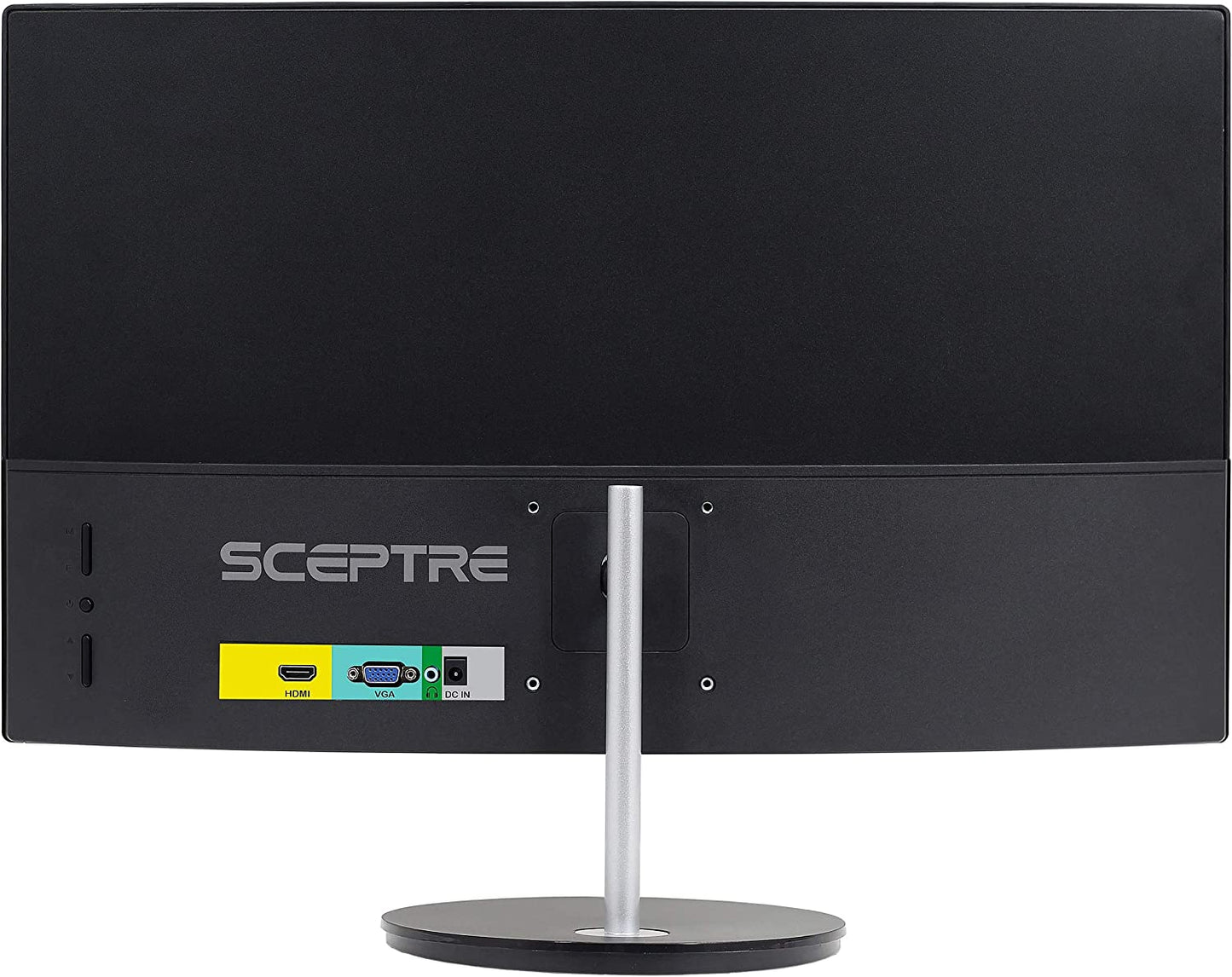 Immerse Yourself in Gaming with the Curved 24-Inch 1080P Monitor - R1500, 98% sRGB, Dual HDMI, VGA, Built-In Speakers, VESA Mount - C248W-1920RN Series