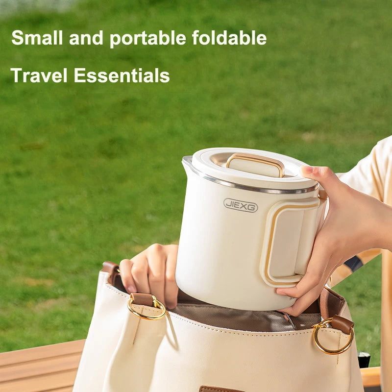 2025 Portable 3-in-1 Multifunctional Rice Cooker & Electric Kettle - Foldable Hot Pot for Travel & Home Use