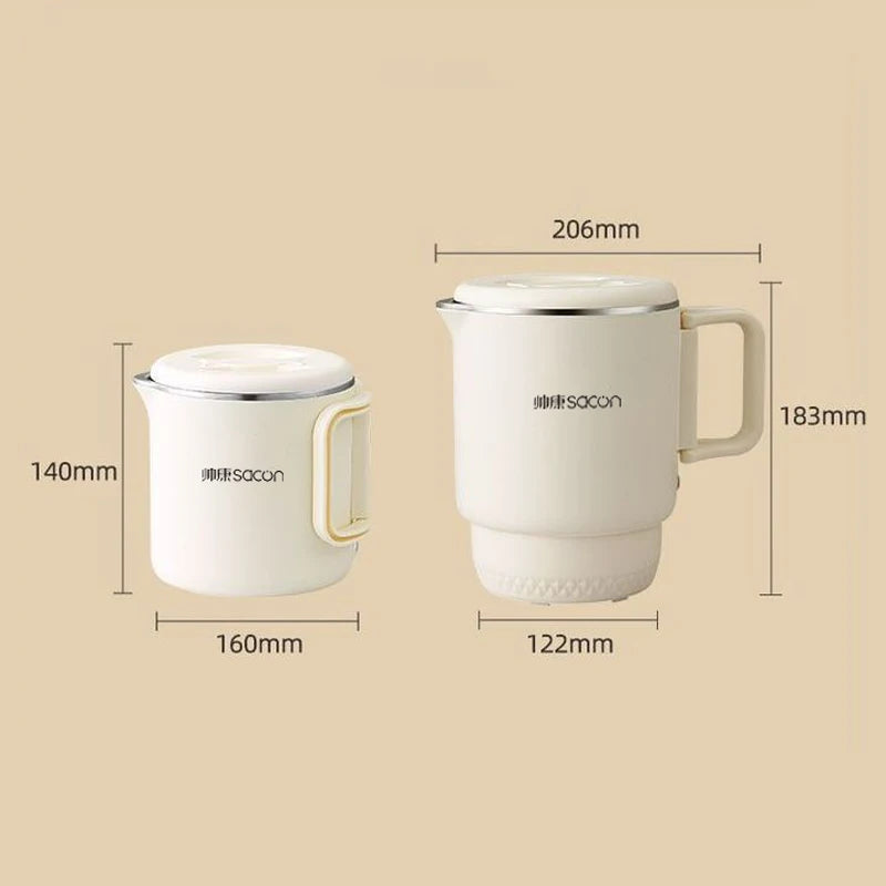 2025 Portable 3-in-1 Multifunctional Rice Cooker & Electric Kettle - Foldable Hot Pot for Travel & Home Use