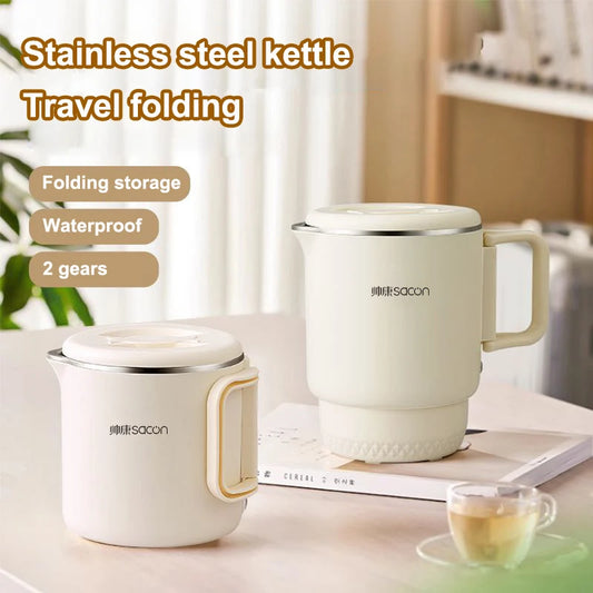 2025 Portable 3-in-1 Multifunctional Rice Cooker & Electric Kettle - Foldable Hot Pot for Travel & Home Use