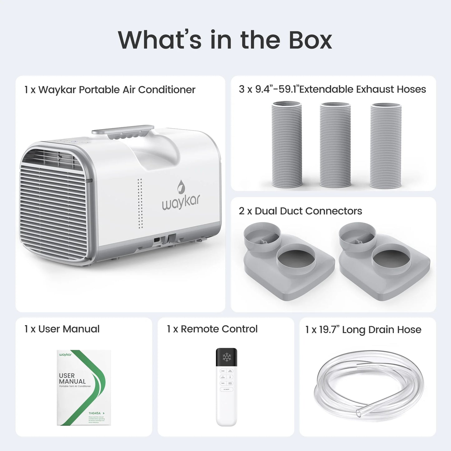 Sitvon 4500BTU Portable Air Conditioner - Perfect for Tents, Camping, and RVs up to 130 Sq. Ft. with Low Noise and Remote Control