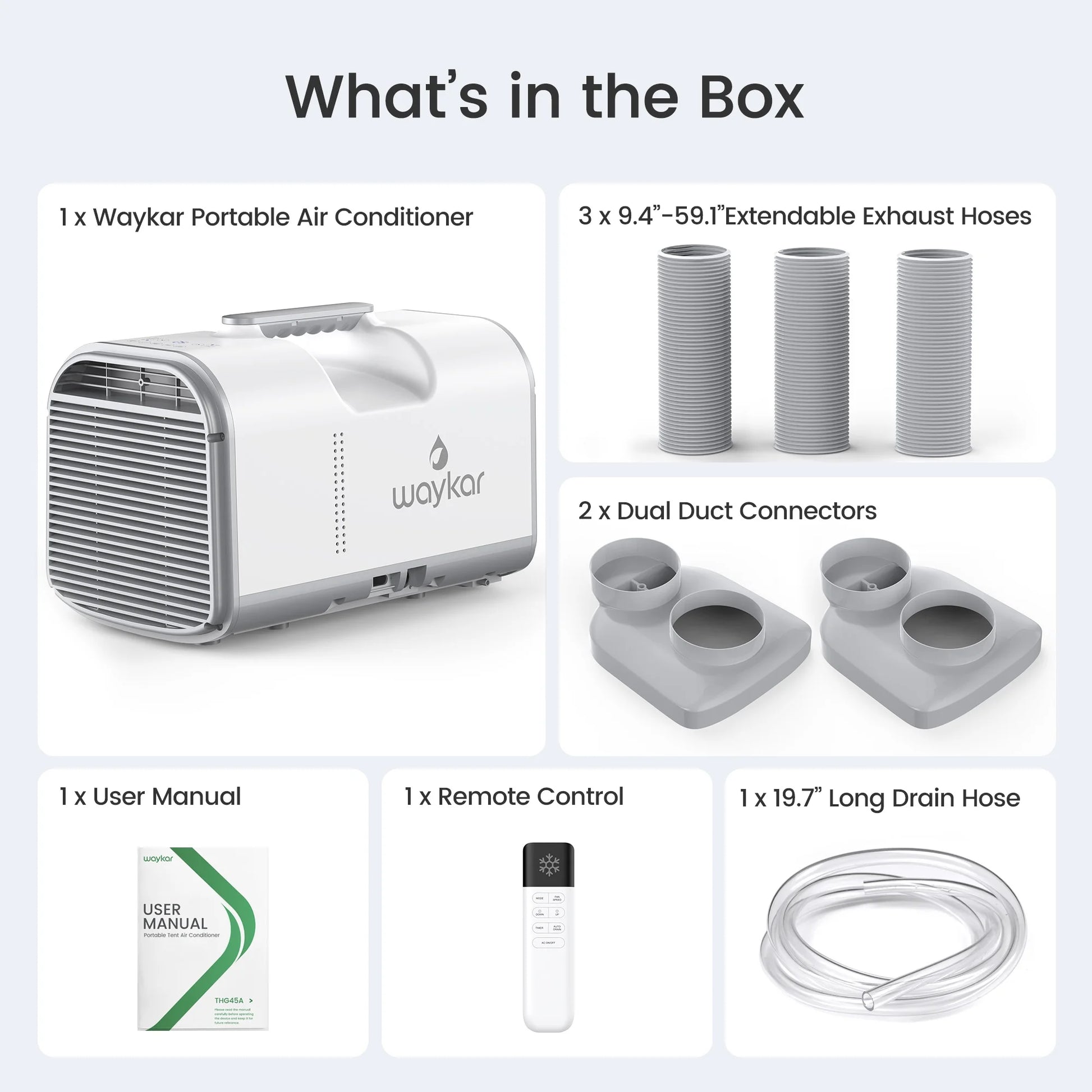 Sitvon 4500BTU Portable Air Conditioner - Perfect for Tents, Camping, and RVs up to 130 Sq. Ft. with Low Noise and Remote Control