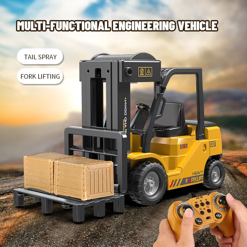 Ultimate Remote Control Forklift Truck - 2.4G Electric Crane for Kids | Perfect Birthday & Christmas Gift!