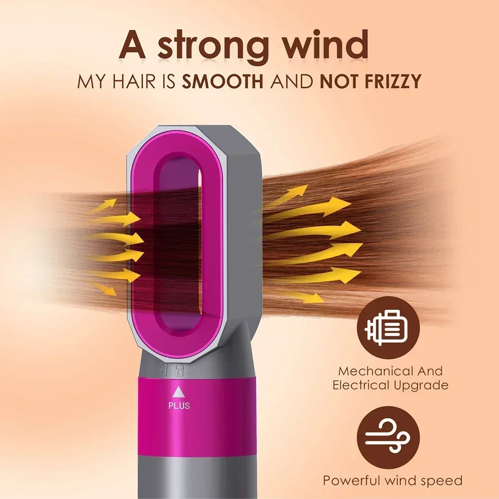 5-in-1 Multi-Function Hair Styling Set: Hairdryer, Straightener, Curling Iron & Hot Air Comb