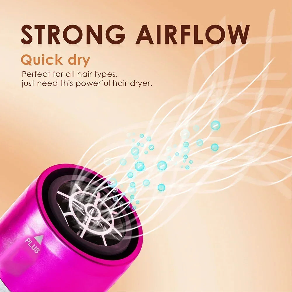 5-in-1 Multi-Function Hair Styling Set: Hairdryer, Straightener, Curling Iron & Hot Air Comb
