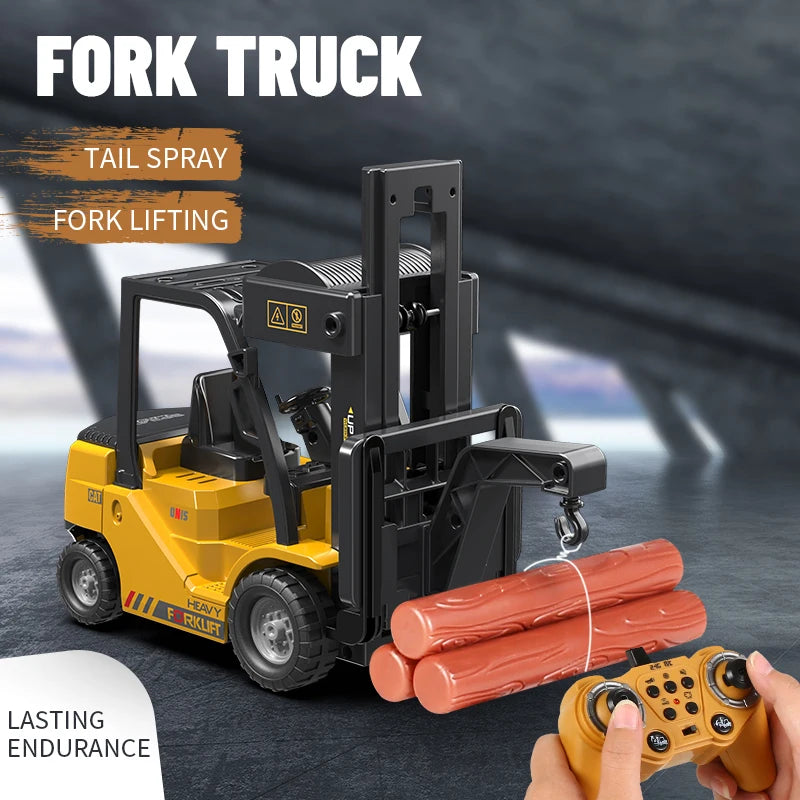 Ultimate Remote Control Forklift Truck - 2.4G Electric Crane for Kids | Perfect Birthday & Christmas Gift!