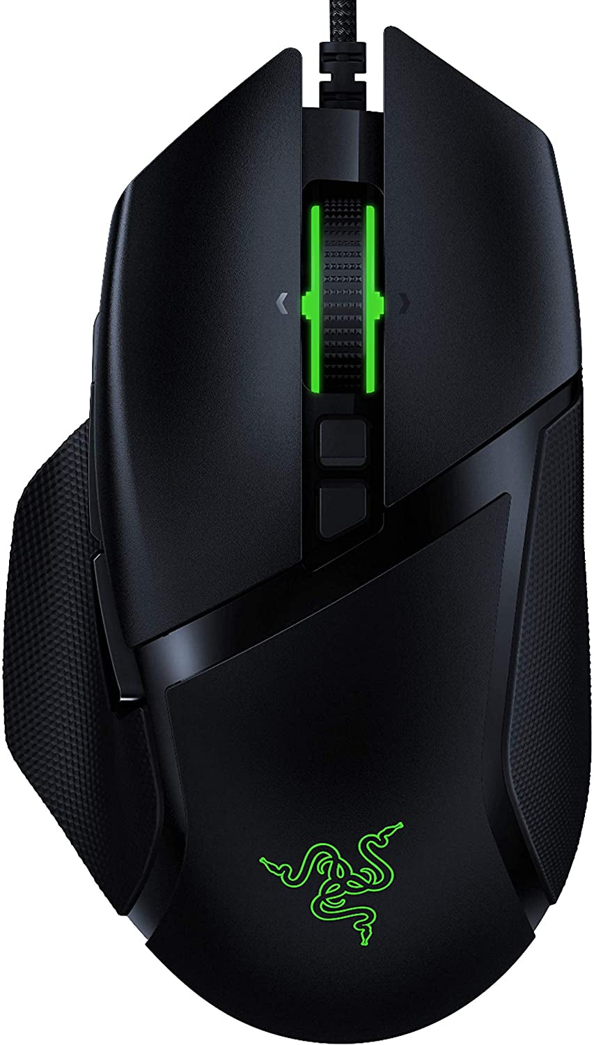 Basilisk V2 Wired Gaming Mouse - 20K DPI Sensor, Ultra-Fast Switch, RGB Lighting & 11 Programmable Buttons in Classic Black