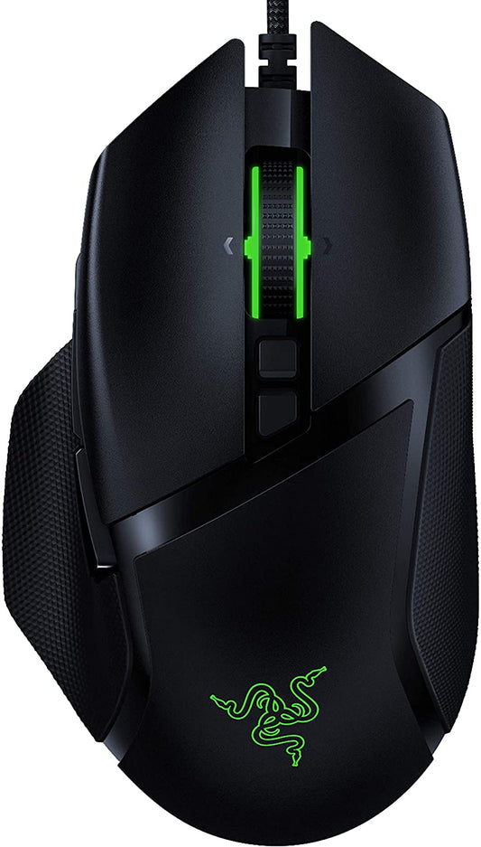 Basilisk V2 Wired Gaming Mouse - 20K DPI Sensor, Ultra-Fast Switch, RGB Lighting & 11 Programmable Buttons in Classic Black
